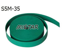 S5M,35MM width green timing belt for embroidery machines (open)
