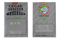 Original Organ needles ,DB*K5 embroidery machine needles, 75/11#, 500 pcs