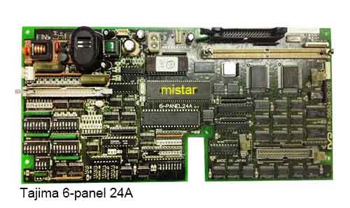 Tajima used 6 panel 24A board for embroidery machine